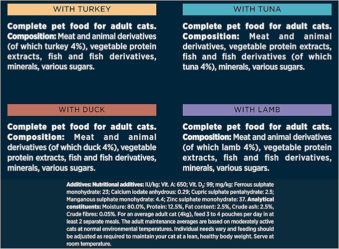 GOURMET Perle Chef's Collection in Gravy Wet Adult Cat Food 40x85g