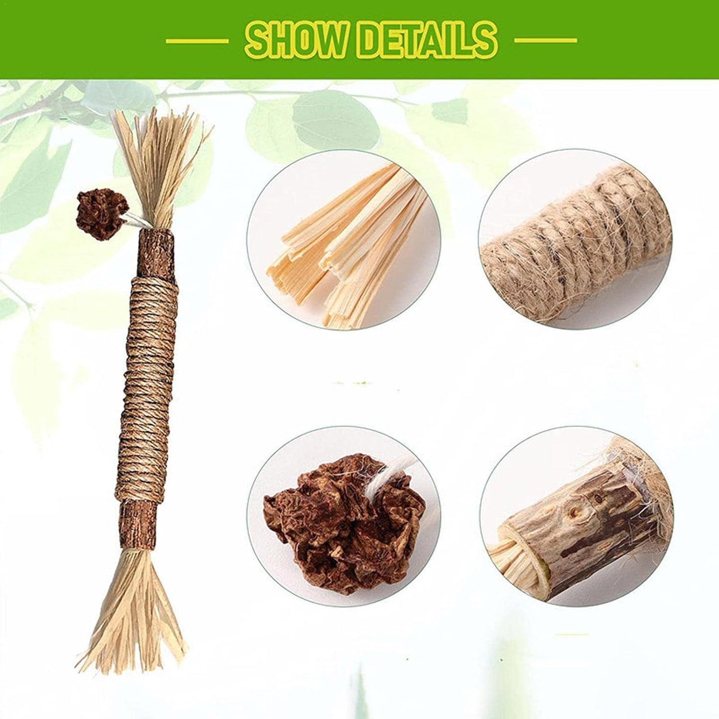 Cat Chew Stick - Natural Silvervine Sticks Cat Toys | Natural Cat Chew Toys For Kitten Teething Cleaning Calm And Stress