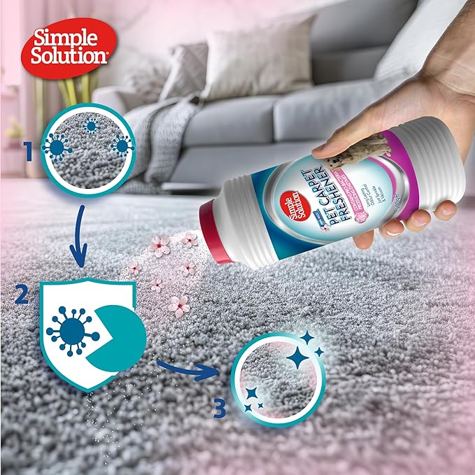 Simple Solution Pet Carpet Freshener with Enzymatic Cleaning Granules - 500g