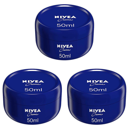 Nivea Creme Moisturising, 50ml (Pack of 3)