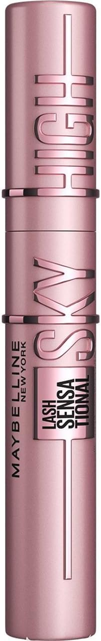 Maybelline New York Lash Sensational Sky High Mascara, Volumising & Lengthening Mascara, Washable Flake-Free Formula Infused with Bamboo Extract & Fibres, 7 ml, Shade: 01, Black