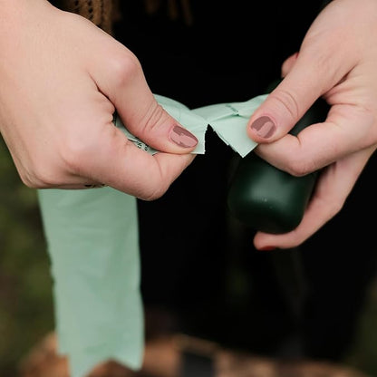 Beco Strong & Large Poop Bags - 60 Bags (4 Rolls of 15) - Mint Scented - Dispenser Compatible Dog Poo Bags