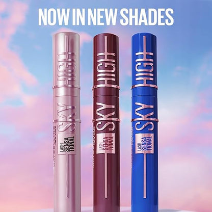 Maybelline New York Lash Sensational Sky High Mascara, Volumising & Lengthening Mascara, Washable Flake-Free Formula Infused with Bamboo Extract & Fibres, 7 ml, Shade: 01, Black