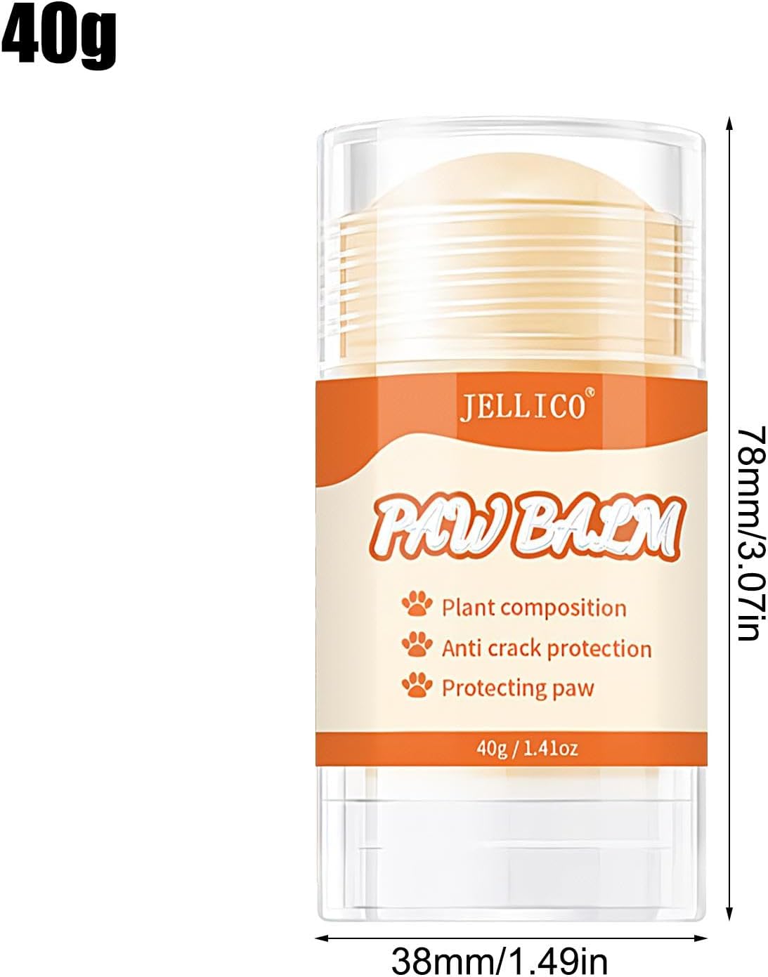 Dog Paw Cream | Moisturizing Paw Balm - Paw Balm Stick Soother Balm Mild Natural Relief for Pet Dog Cat Dry Cracked Paws