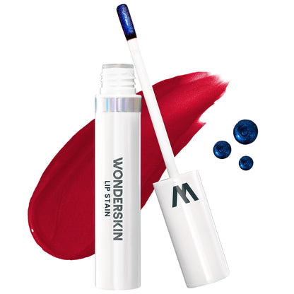 Wonderskin Wonder Blading One Step Lip Stain Masque, Long Lasting Stain & Go Lip Tint Color, Transfer Proof, Matte Finish, Waterproof Formula (Divine Masque)