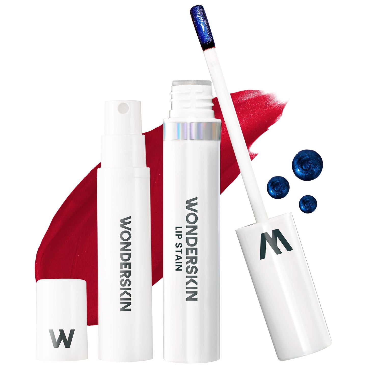 Wonderskin Wonder Blading One Step Lip Stain Masque, Long Lasting Stain & Go Lip Tint Color, Transfer Proof, Matte Finish, Waterproof Formula (Divine Masque)