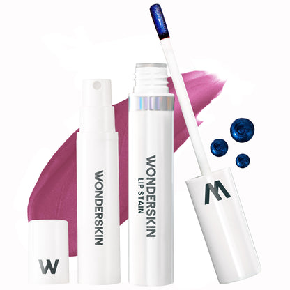 Wonderskin Wonder Blading One Step Lip Stain Masque, Long Lasting Stain & Go Lip Tint Color, Transfer Proof, Matte Finish, Waterproof Formula (Divine Masque)