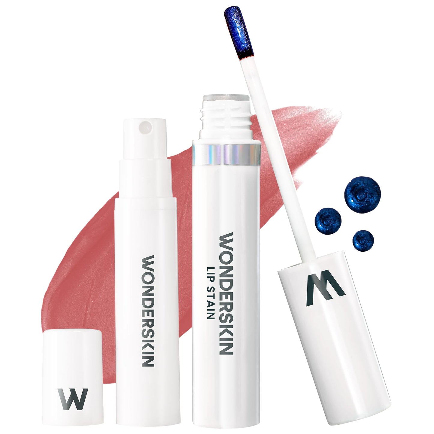 Wonderskin Wonder Blading One Step Lip Stain Masque, Long Lasting Stain & Go Lip Tint Color, Transfer Proof, Matte Finish, Waterproof Formula (Divine Masque)