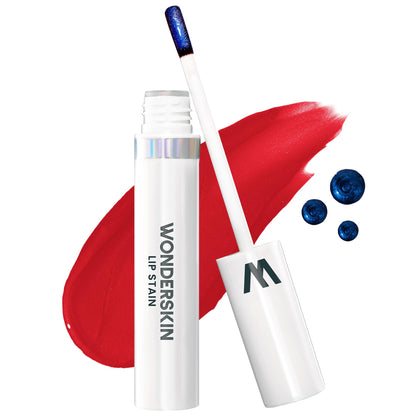 Wonderskin Wonder Blading One Step Lip Stain Masque, Long Lasting Stain & Go Lip Tint Color, Transfer Proof, Matte Finish, Waterproof Formula (Divine Masque)