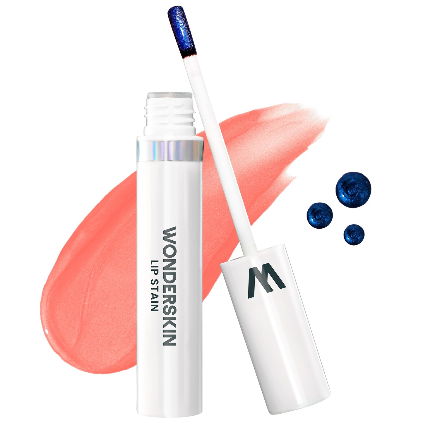 Wonderskin Wonder Blading One Step Lip Stain Masque, Long Lasting Stain & Go Lip Tint Color, Transfer Proof, Matte Finish, Waterproof Formula (Divine Masque)