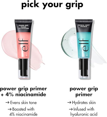 e.l.f. Power Grip Primer, Gel-Based & Hydrating Face Primer For Smoothing Skin & Gripping Makeup, Moisturizes & Primes, 0.811 Fl Oz, Clear